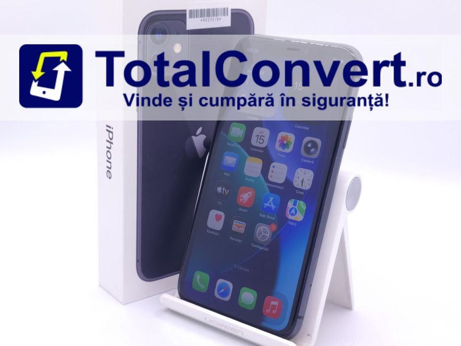 Apple iPhone 11 128GB Black 4GB Single SIM, Garantie 24 luni | #D90235