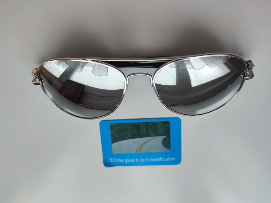 Класически модел слънчеви очила стил Aviator, поляризация