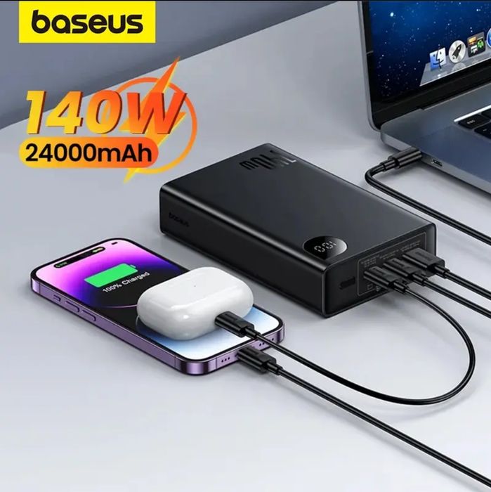 Baseus Adaman 140W / 24000mAh Power Bank for MacBook/Laptop/Ultrabook