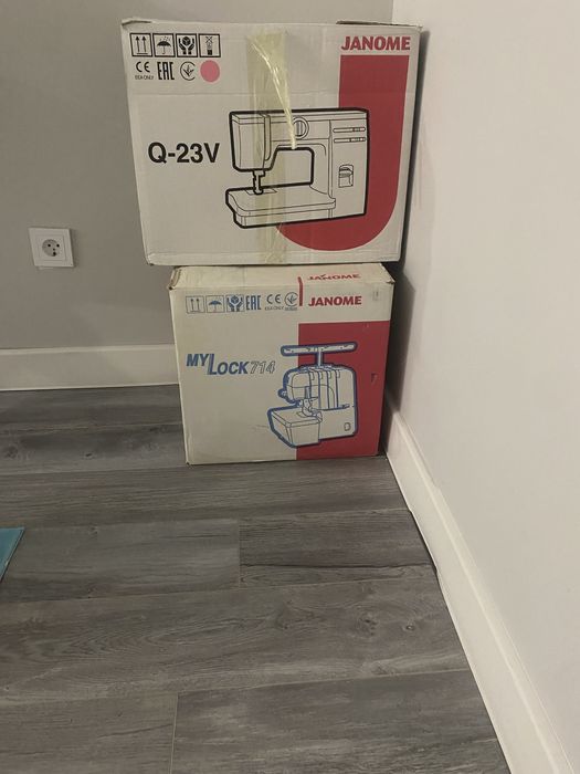Janome оверлок и швейная машина