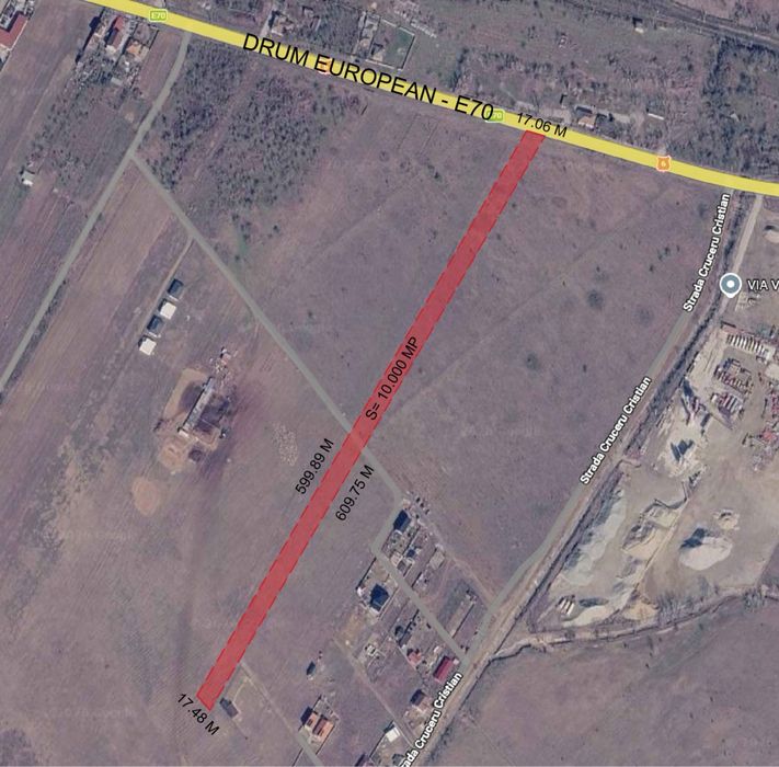 TEREN 10.000 MP – ȘIMIAN – DE70 – Potențial De Dezvoltare – P+2