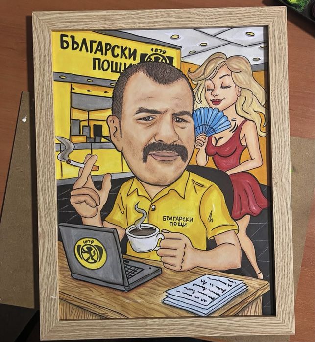 Карикатура за Коледа