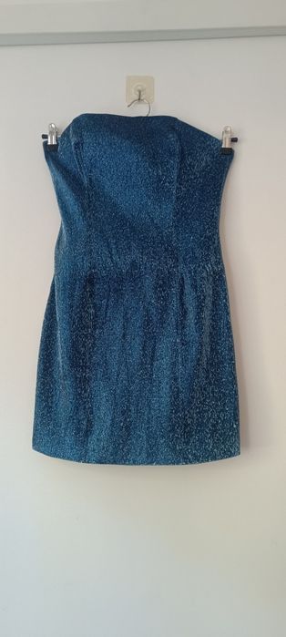 H&M Синя Вечерна Рокля