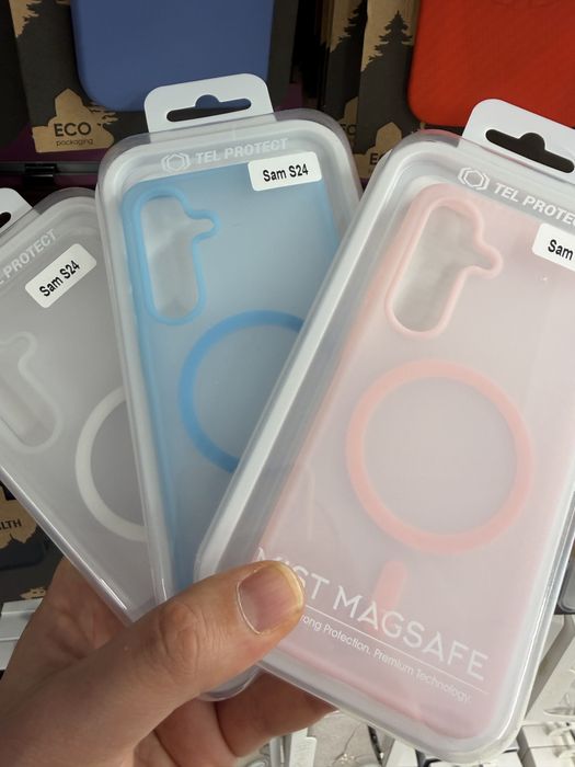 Samsung Galaxy S23, Samsung Galaxy S24 матиран MAGSAFE гръб