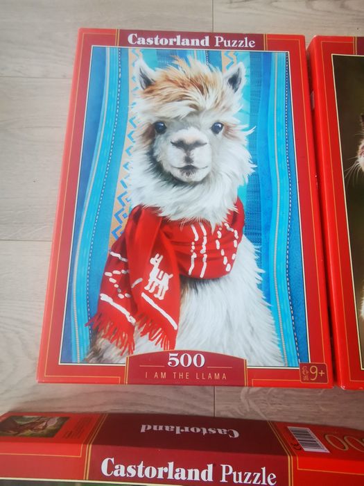 Lot Puzzle Castorland, 500 piese, pentru copii + 9 ani