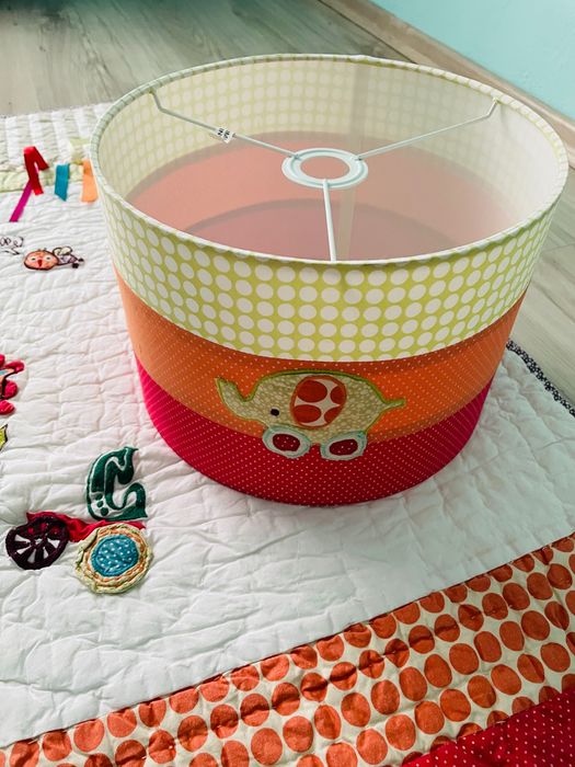 Комплект Mamas&Papas- одеало, връзки за пердета и лампа