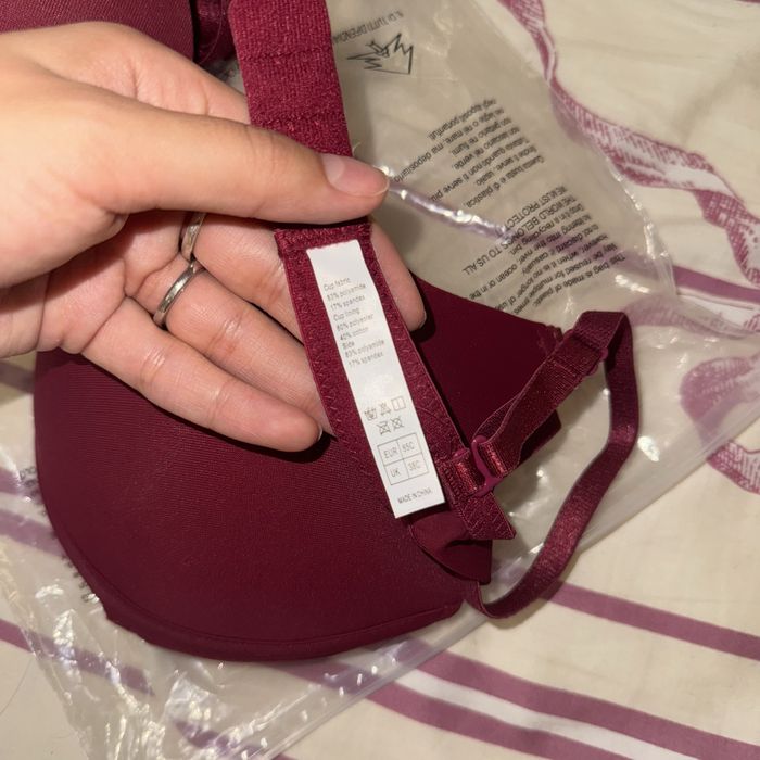 Бюстгальтер трансформер в бордовом цвете
