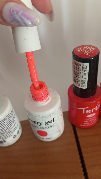 Гел лакове (използвани) Pretty gel, Tertio, Claresa, Lily angel, Jessie