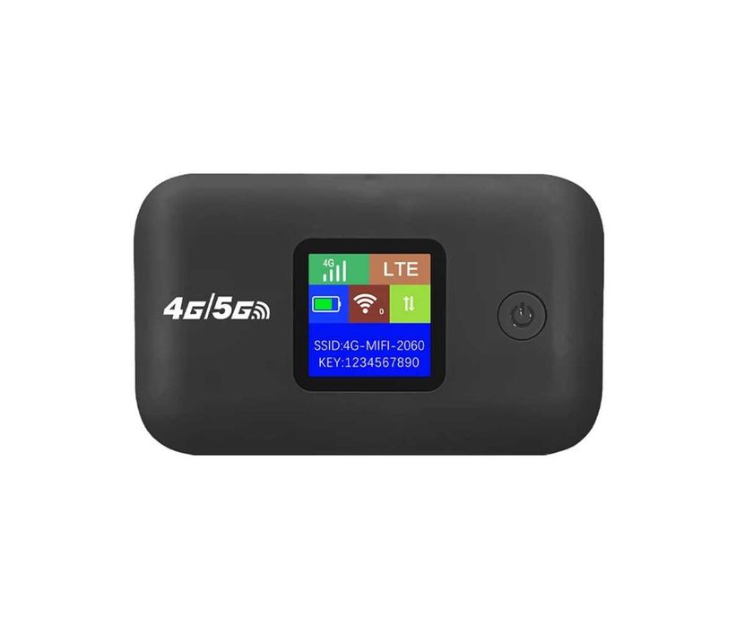4G 5G WiFi 6 Мобилен Рутер Hotspot 3000mAh Батерия Преносим Безжичен Интернет LTE Бисквитка Router