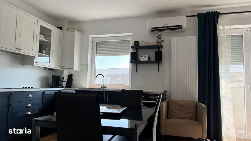 3 camere,2 dormitoare,2 bai, mobilat,utilat,parcare