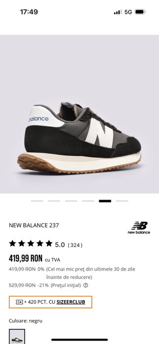 Adidași New Balance originali 39