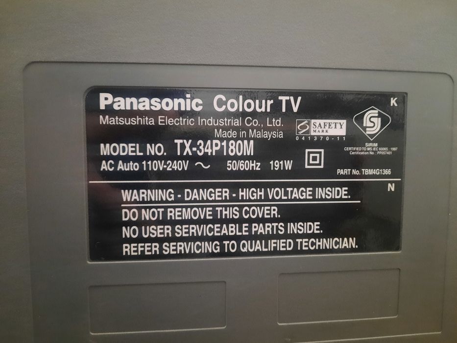 Panasonic TV 34 malaysia