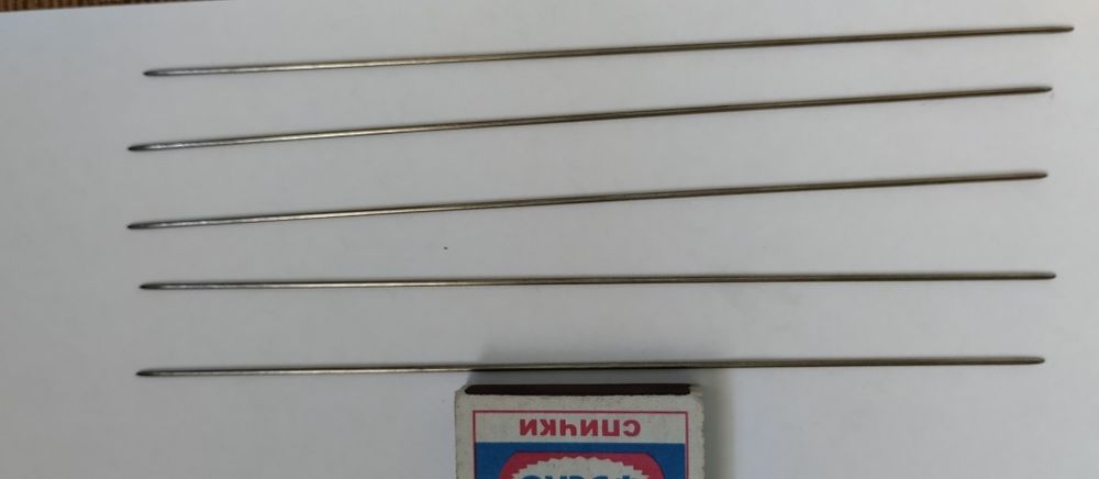 Спицы для вязания - сделано в СССР.