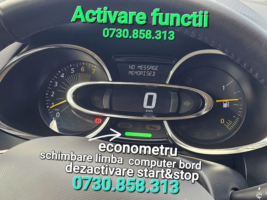 Funcții Renault Clio 4 activare camera marșarier + montaj , harta navi