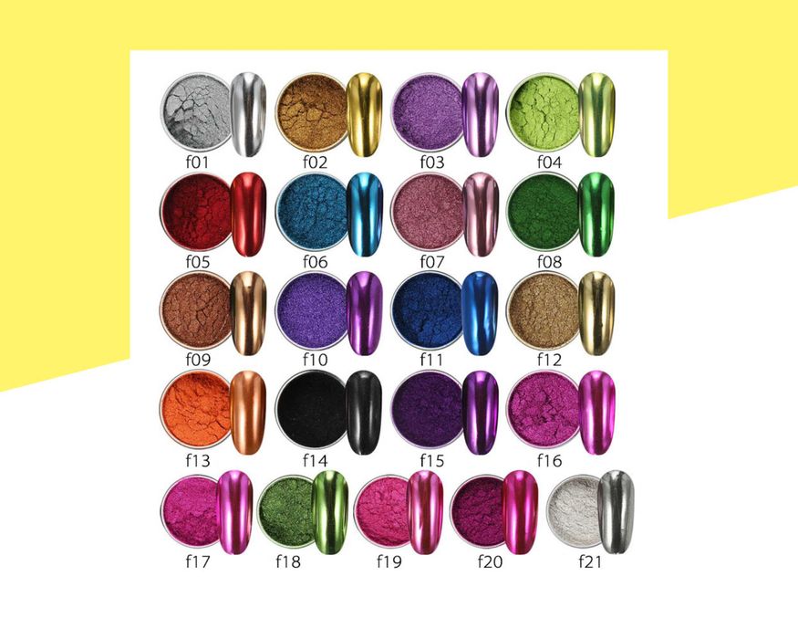 Огледална пудра/пигмент с апликатор VENALISA