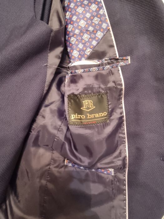 Тёмный синий костюм турецкий