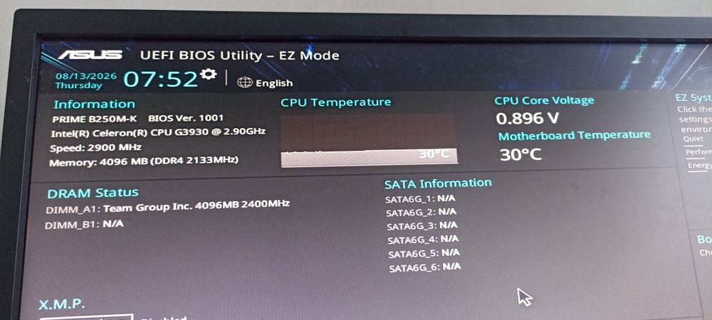 Материнская плата Asus B250M-K