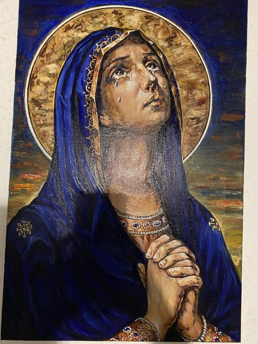 Tablou in ulei pe panza - Rugaciune