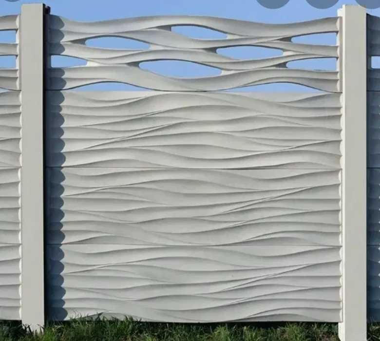 Gard beton ornamental