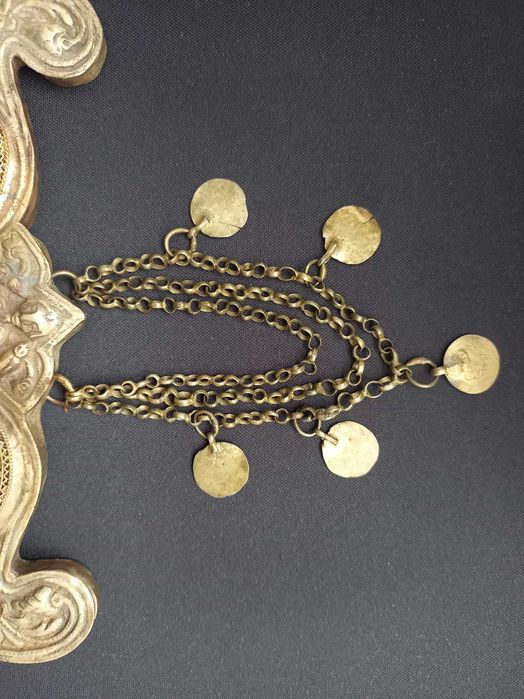 Възрожденски  Македонски пафти сребърни ковани филигран позлата носия