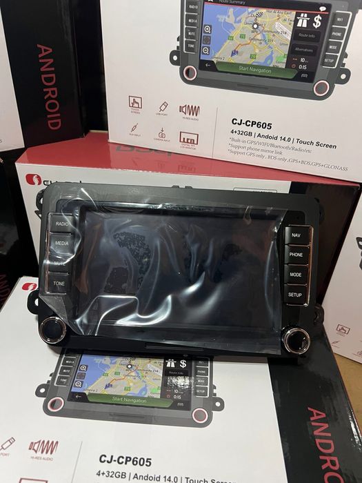 Мултимедия за VAG CAR PLAY ANDROID 14.0 4GB Ram 32 GB Rom Задна Камера