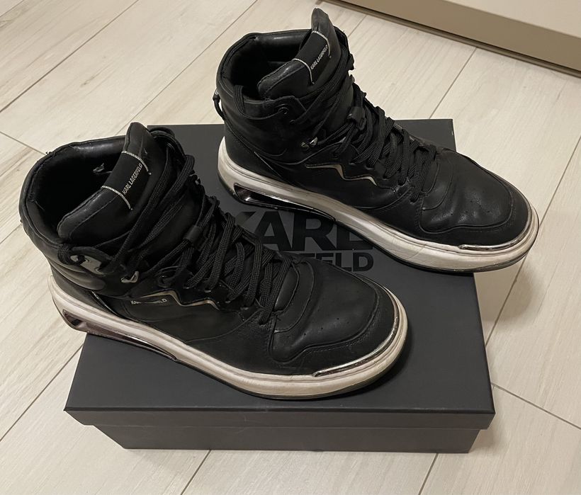 Ghete din piele Karl Lagerfeld marimea 43