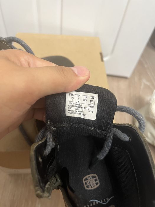 Ботиночки Clarks 20 размер кожа