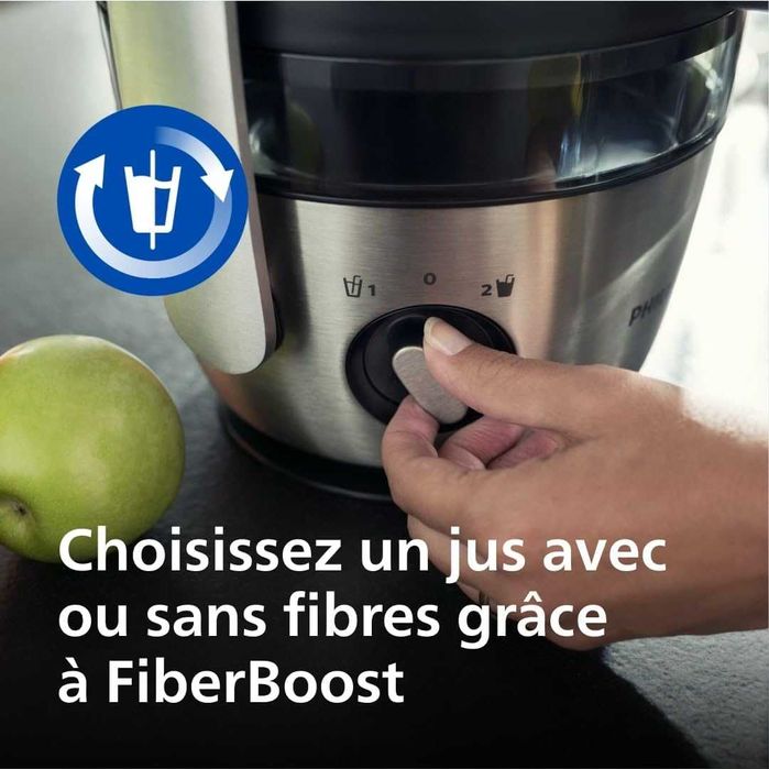 Електрическа сокоизстисквачка Philips HR1921/20 бързо почистване 1100W