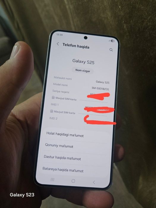Samsung S25. 256gb