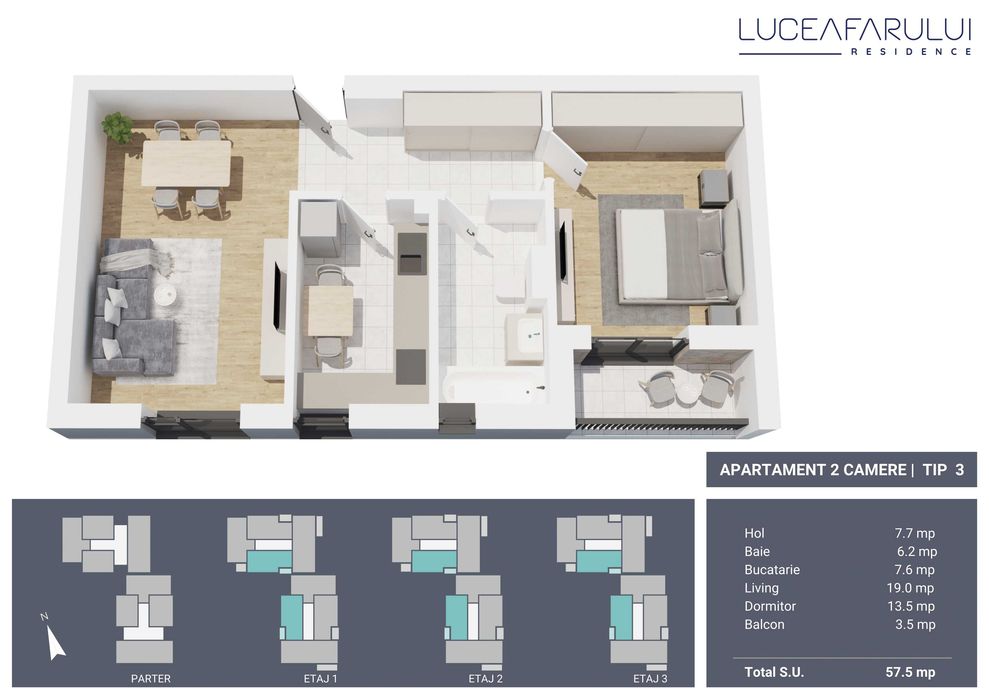 Apartamente NOI | Luceafărului Residence Târgoviște