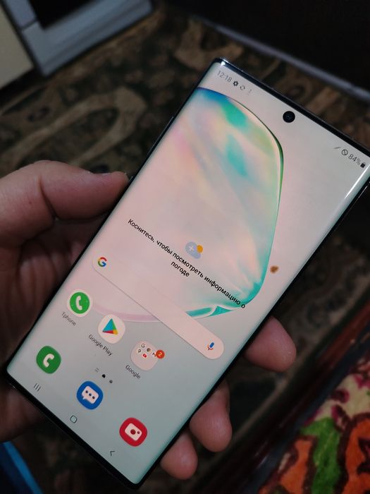 Samsung note 10+5g 12/256 Ishlash holati zor azgina orqa qismi krishka