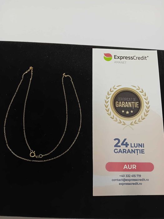 (Ag33) Lant Aur 14K/ Garantie 2 Ani