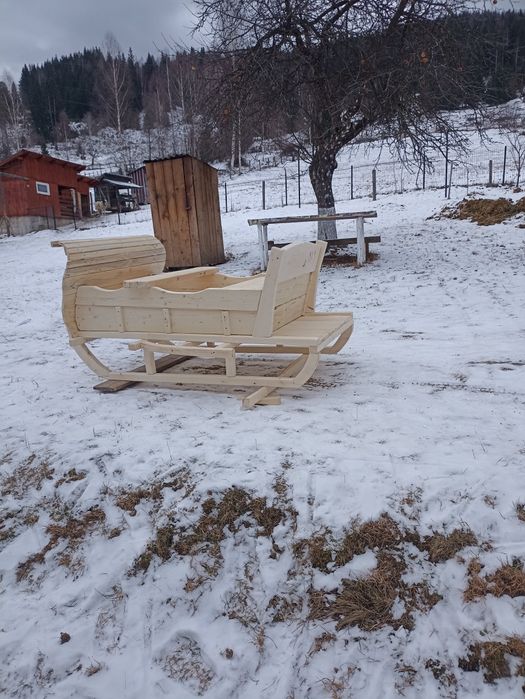 De vînzare sanie făcută din lemn de mesteacan mai multe detalii la tel