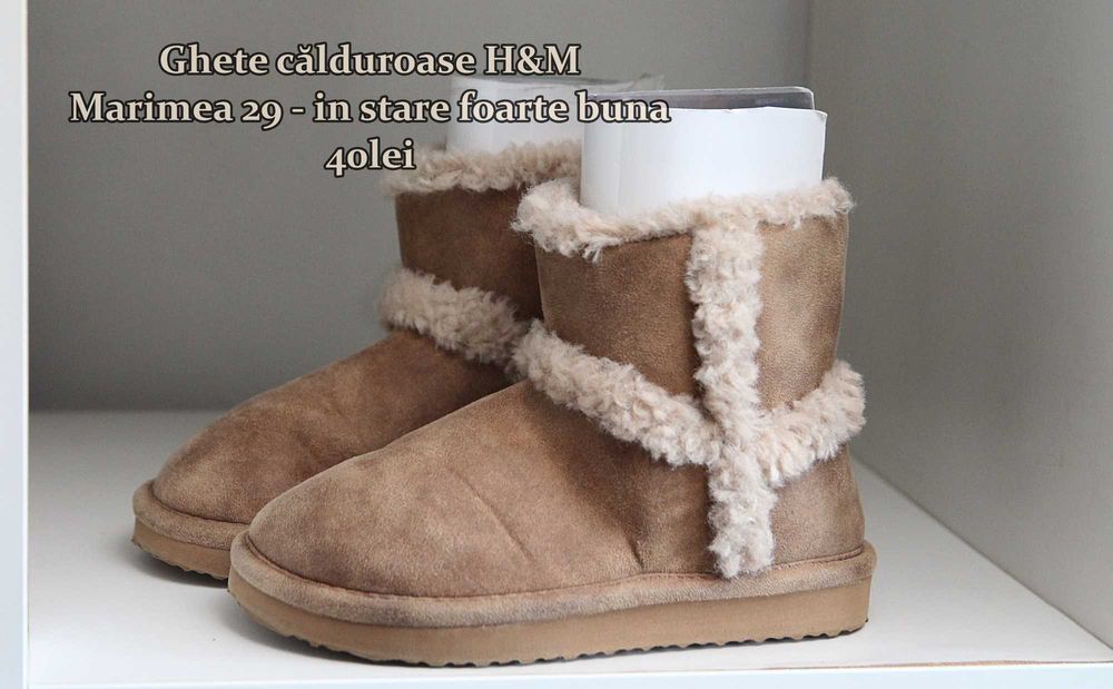 Papucei H&M pentru fetite , m 29