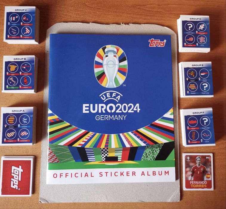 Stickere Topps Euro 2024 set complet