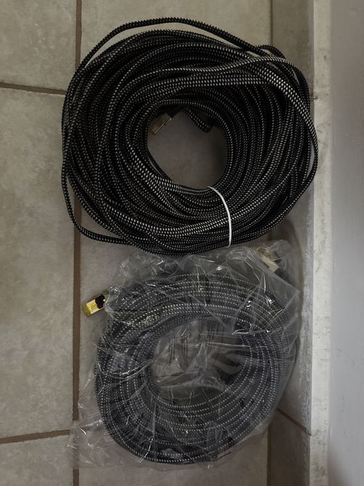 Cablu Ethernet RJ45 STP Cat 8 40Gbps 2000MHz,modem router switch -25m-