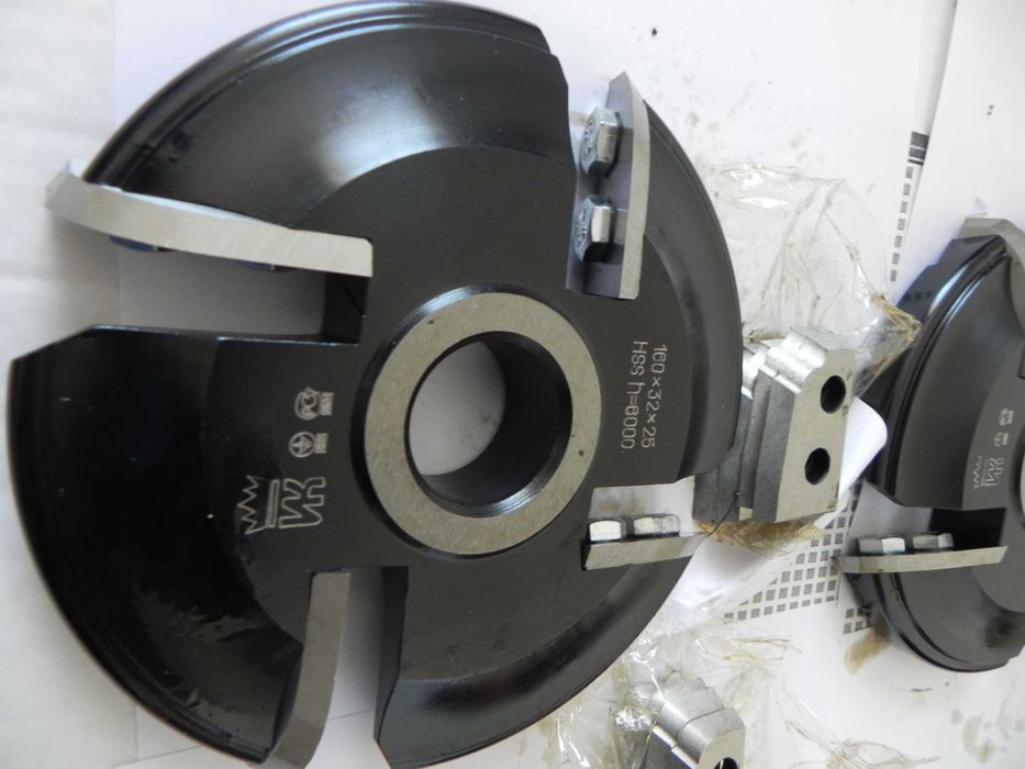 Freza freze pentru tablie cu 4 cutite amovibile 4 modele lemn