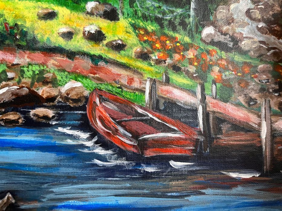 Авторска картина 70 x 50cm, ръчно рисувана върху платно