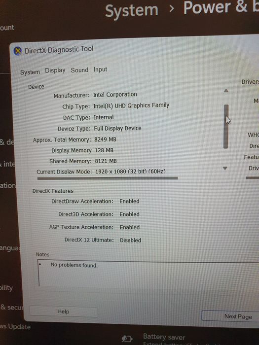 Lenovo Thinkpad E580,Ecran15"FHD,Cpu i5,Ram16gbDDR4, SSD256,Windows 11