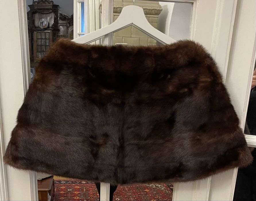 Capa din blana  naturala de vizon, one size