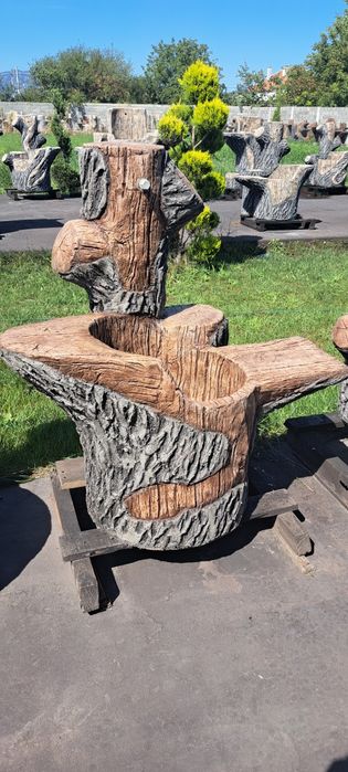 Градинска чешма от декоративен бетон