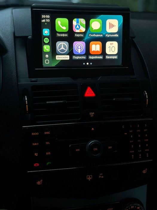 Carplay Android auto за Mercedes W212 W204 W218 W166 NTG 4.0 [4.5,5.0)