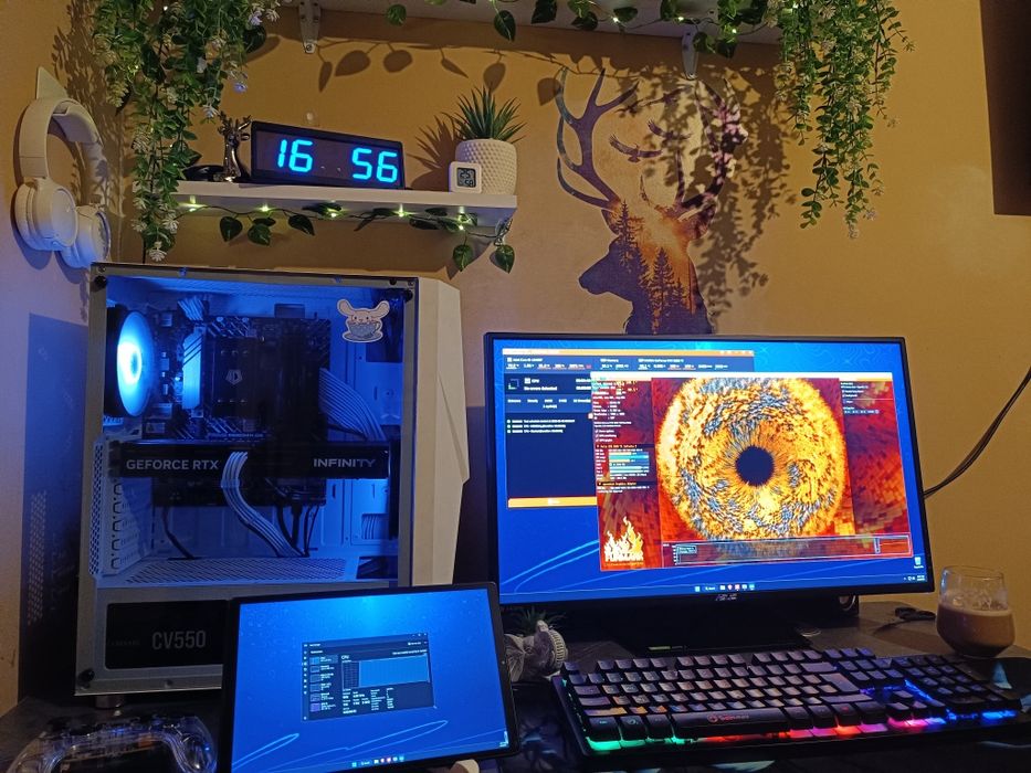 PC Gaming, RTX 5060 TI 16gb (nou) , i5-12400f ,32 GB RAM Corsair