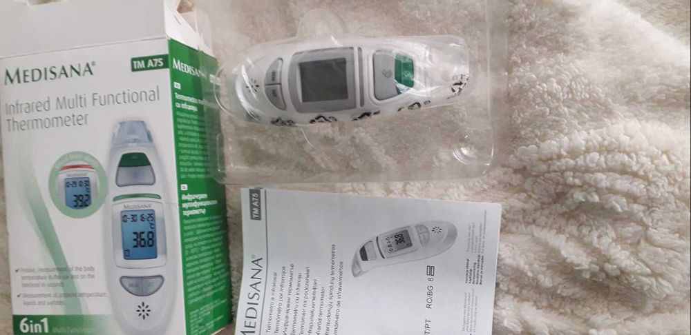Термометър дигитален инфрачервен мултифункционален  6в1 - Ново