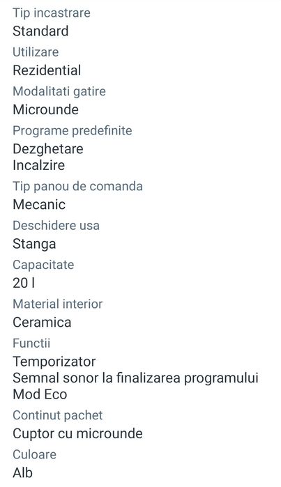 Cuptor cu microunde Samsung impecabil