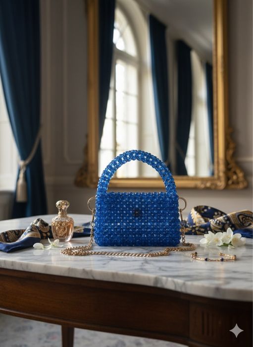 Сумка ручной работы из бусин