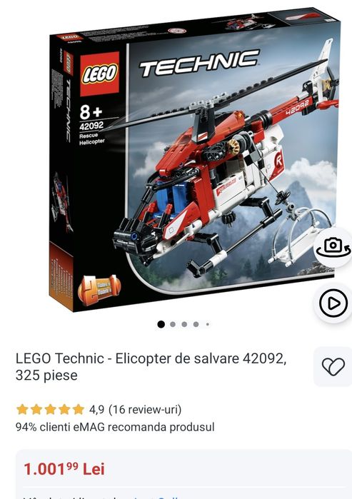 Lego elicopter de salvare