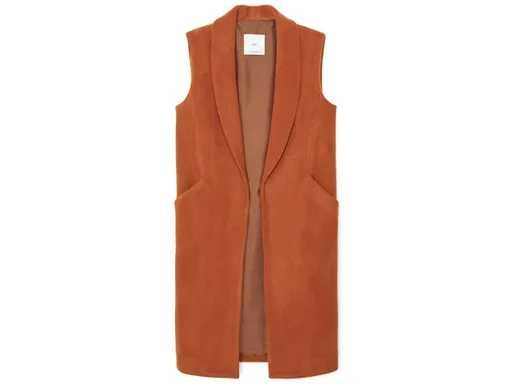 драповый жилет пальто Mango