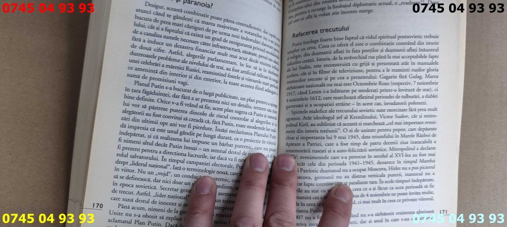 carte carti PUTIN si noua Rusie de Michael Sturmer ca noua