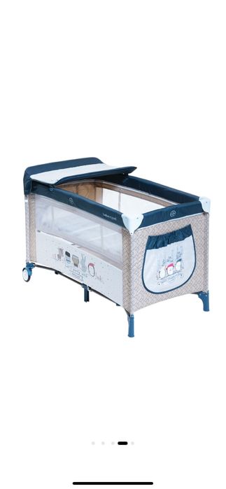 Patut pliabil cu masuta de infasat